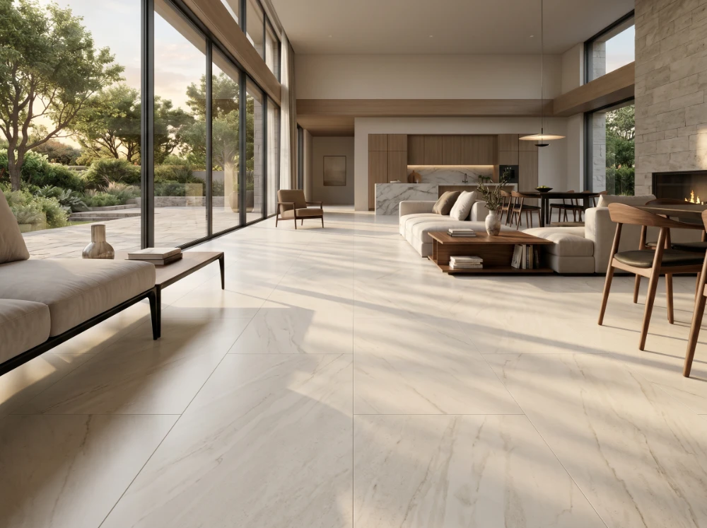 Tile flooring installation in a Newark NJ home